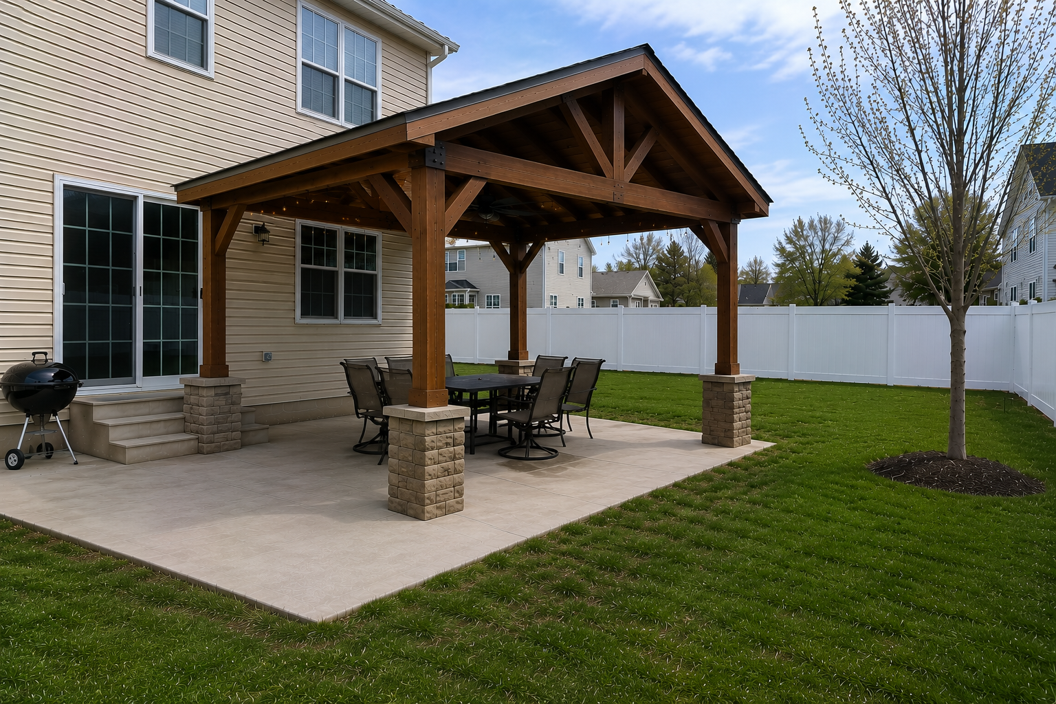Open Space To Backyard Retreat